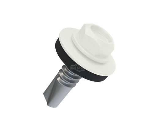 Саморез 5.5х19 мм Полиэстер RAL 9002