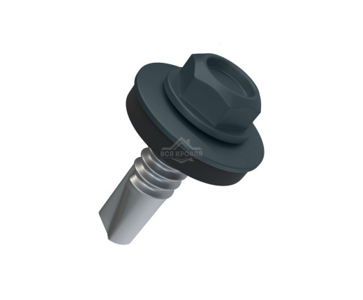 Саморез 5.5х19 мм Полиэстер RAL 7016