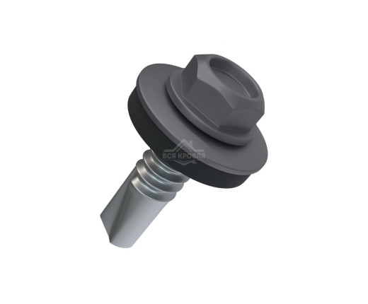 Саморез 5.5х19 мм Полиэстер RAL 7024