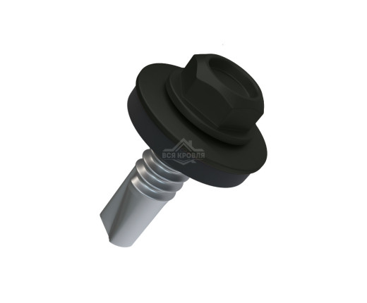 Саморез 5.5х19 мм Полиэстер RAL 9005