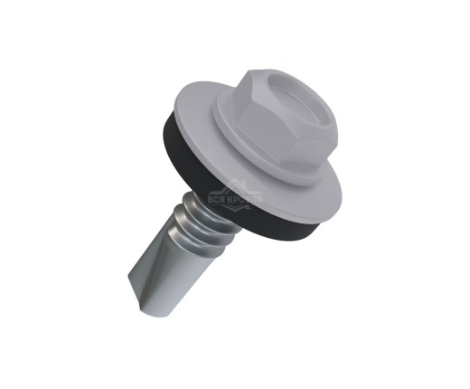 Саморез 5.5х19 мм Полиэстер RAL 7004