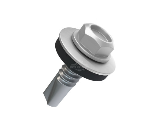 Саморез 5.5х19 мм Полиэстер RAL 9006