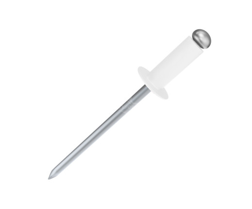 Заклепка 4.0х10 мм Полиэстер RAL 9003