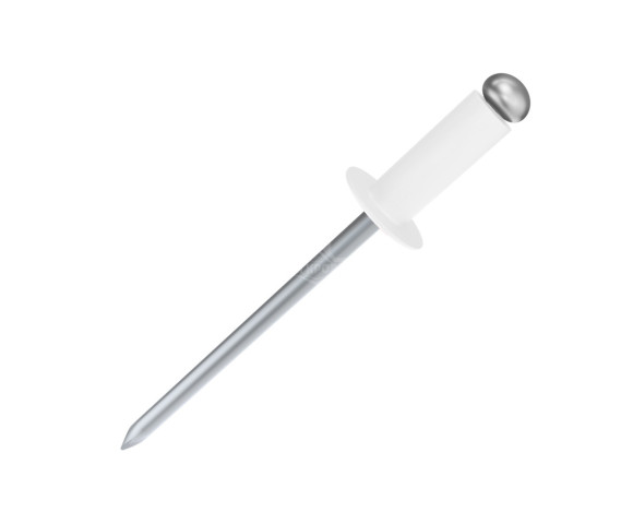 Заклепка 4.0х10 мм Полиэстер RAL 9003