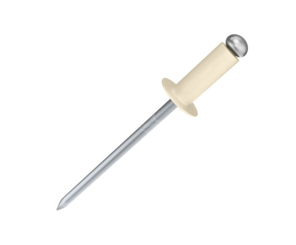 Заклепка 4.0х10 мм Полиэстер RAL 1015