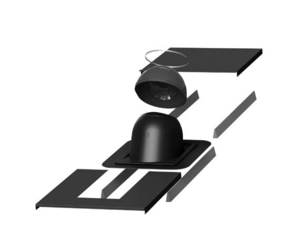 Проходной элемент Vilpe PIIPPU с окантовкой NO.2