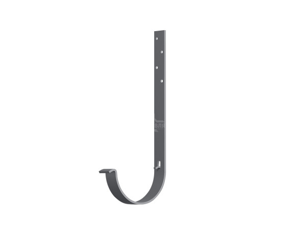 Крюк длинный MAT двусторонний RAL 8017
