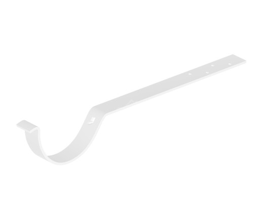 Крюк длинный прямой Pural RAL 9003