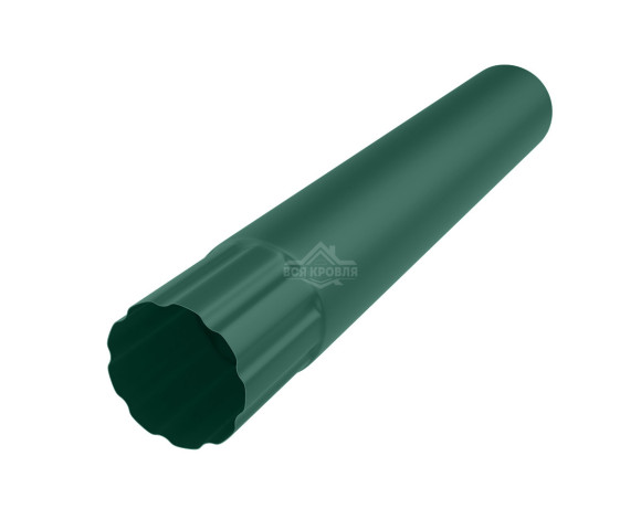 Труба водосточная Ø90 1 м Pural RAL 6005