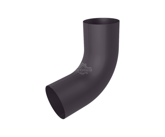 Колено Ø90 мм Полиэстер двусторонний RAL 8019