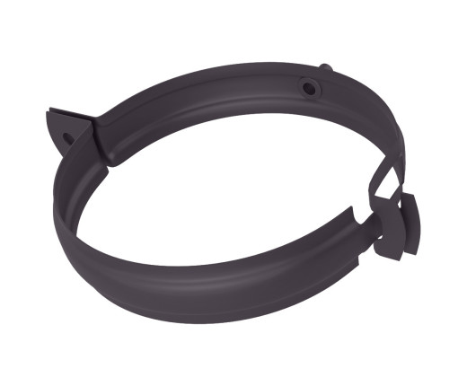 Кронштейн трубы Полиэстер двусторонний RAL 8019