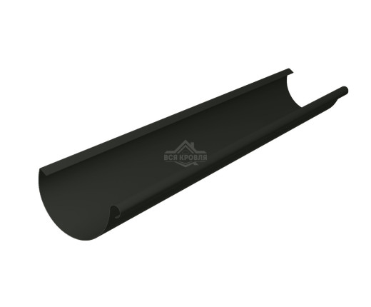 Желоб полукруглый Ø125 мм Полиэстер двусторонний RAL 9005