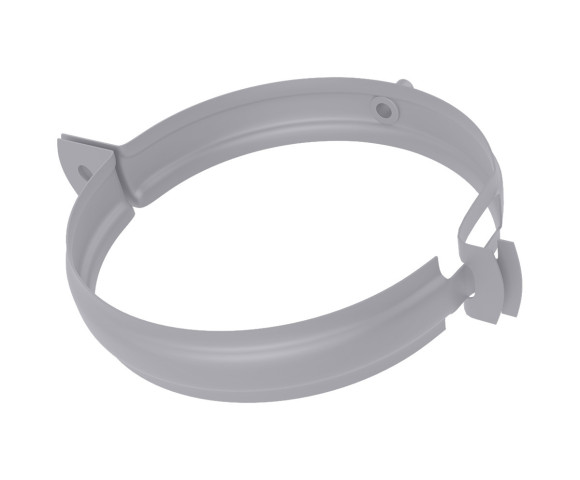 Кронштейн трубы Полиэстер двусторонний RAL 7004