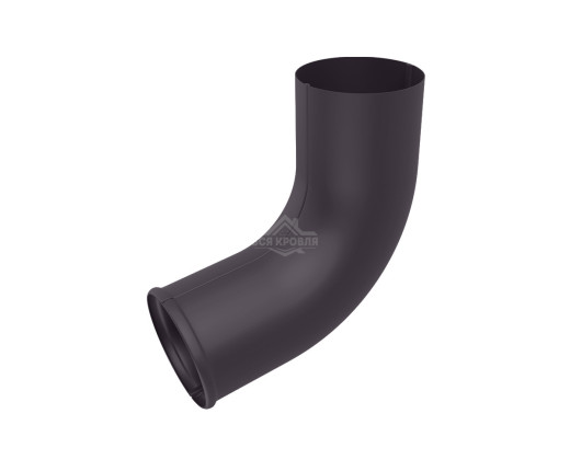 Колено стока Полиэстер двусторонний RAL 8019