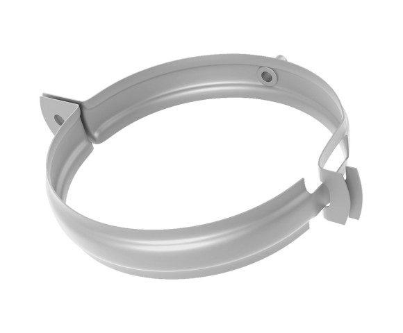 Кронштейн трубы Полиэстер двусторонний RAL 9006