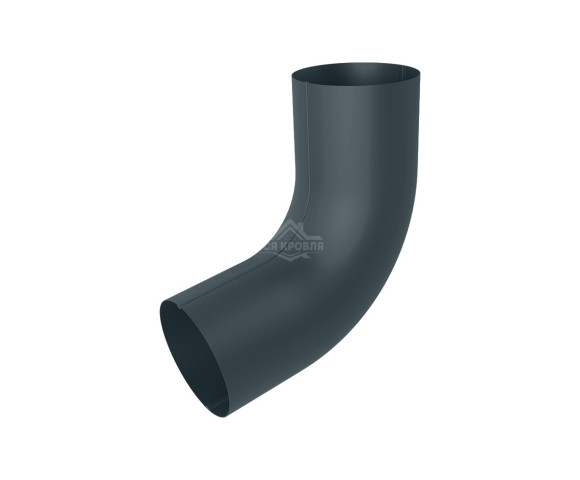 Колено Ø90 мм Полиэстер двусторонний RAL 7016