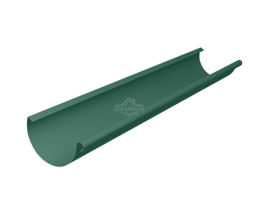 Желоб полукруглый Ø125 мм Pural RAL 6005