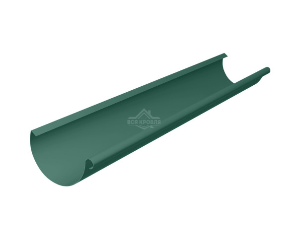 Желоб полукруглый Ø125 мм Pural RAL 6005