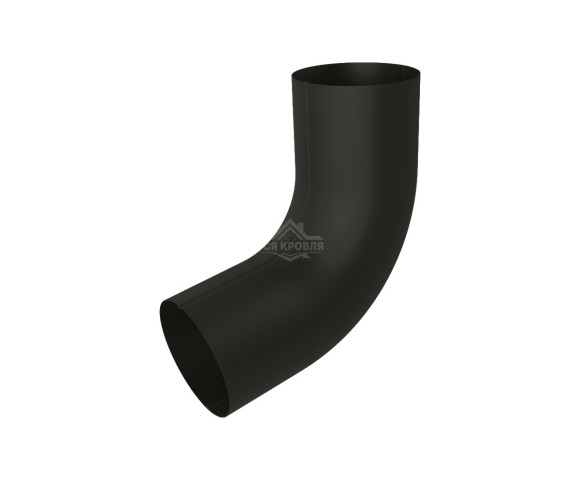 Колено Ø90 мм Полиэстер двусторонний RAL 9005