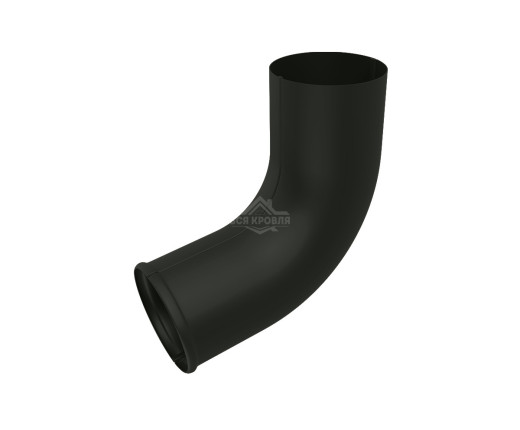 Колено стока Полиэстер двусторонний RAL 9005