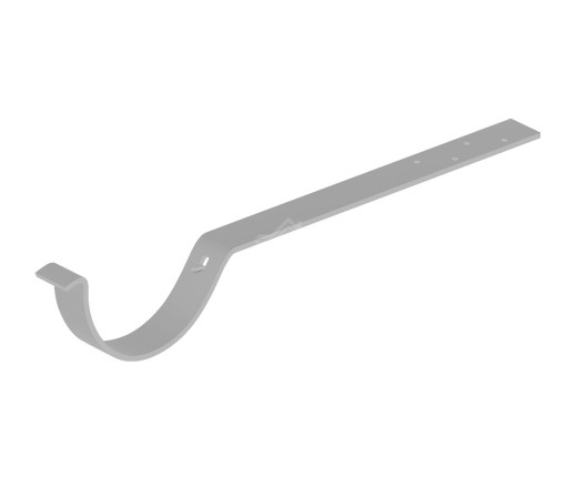 Крюк длинный прямой Полиэстер двусторонний RAL 9006