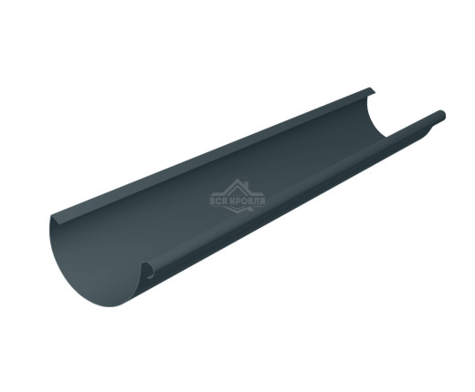 Желоб полукруглый Ø125 мм Полиэстер двусторонний RAL 7016