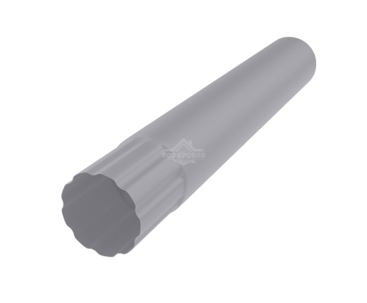 Труба водосточная Ø90 3 м Полиэстер двусторонний RAL 7004