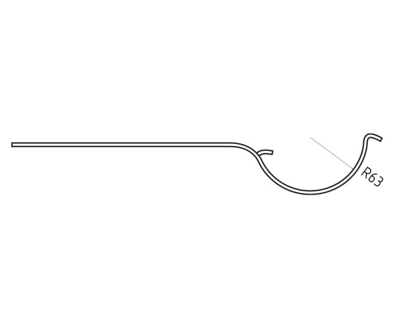 Крюк длинный прямой Pural RR-32