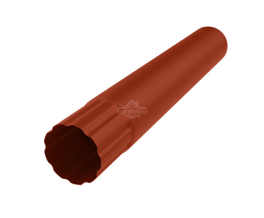 Труба водосточная Ø90 3 м Полиэстер двусторонний RAL 8004