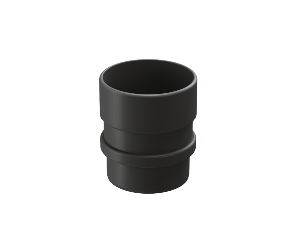 Соединитель (муфта) трубы водостока Деке Люкс