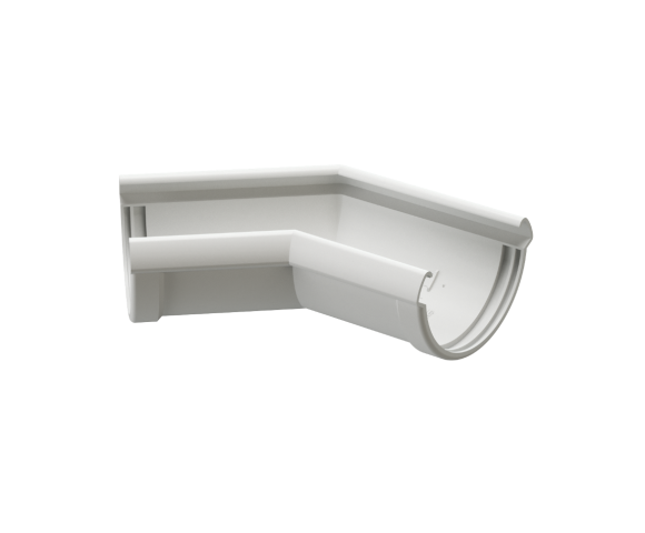 Угол желоба внешний/внутренний 135 гр. водостока Деке Люкс