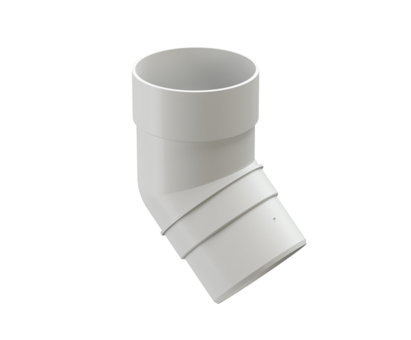 Колено трубы 45 градусов водостока Деке Премиум