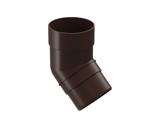 Колено трубы 45 градусов водостока Деке Премиум