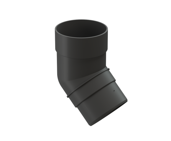 Колено трубы 45 градусов водостока Деке Премиум