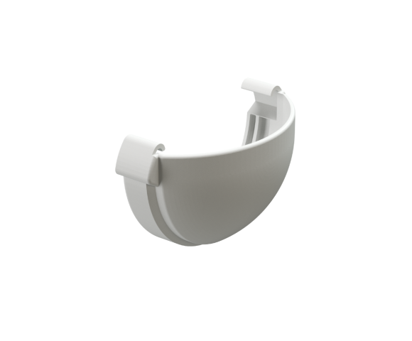 Заглушка желоба, воронки водостока Деке Люкс