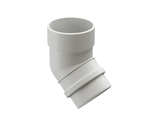 Колено 45 гр водостока Деке Люкс