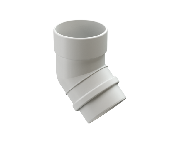 Колено 45 гр водостока Деке Люкс