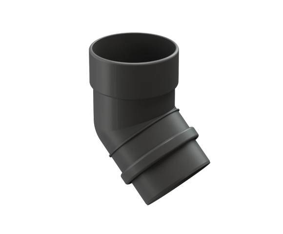 Колено 45 гр водостока Деке Люкс