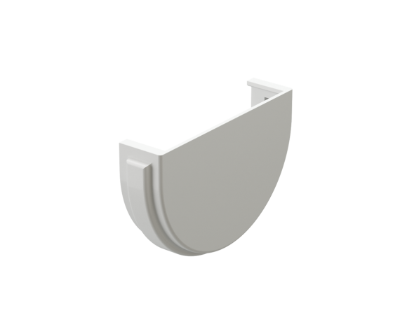 Заглушка желоба водостока Деке Премиум