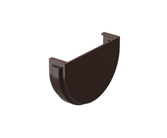 Заглушка желоба водостока Деке Премиум