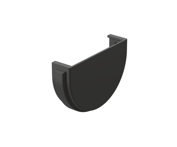 Заглушка желоба водостока Деке Премиум