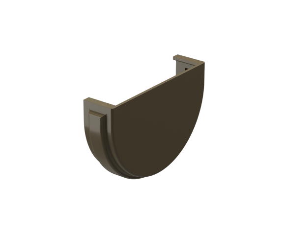 Заглушка желоба водостока Деке Премиум