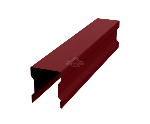 Планка для забора фигурная С21 Полиэстер RAL 3005