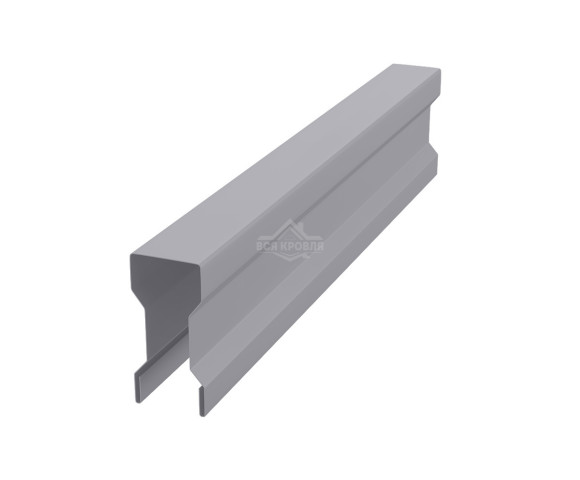 Планка для забора фигурная С8 Полиэстер RAL 7004