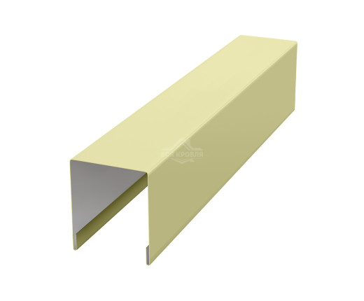 Планка для забора П-образная С20 Полиэстер RAL 1014