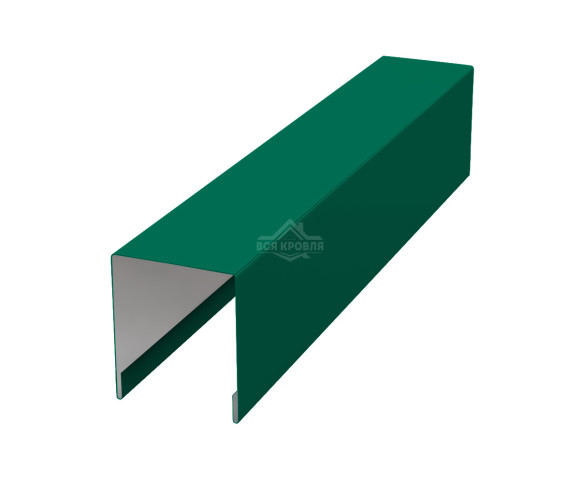 Планка для забора П-образная С21 Полиэстер RAL 6029