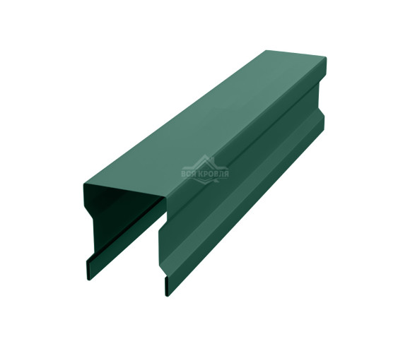 Планка для забора фигурная С21 Полиэстер RAL 6005