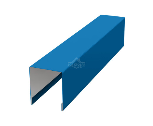 Планка для забора П-образная С20 MAT RAL 5005