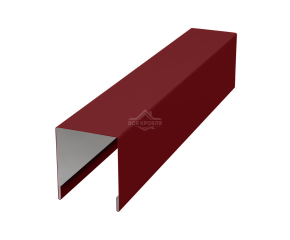 Планка для забора П-образная С21 MAT RAL 3005