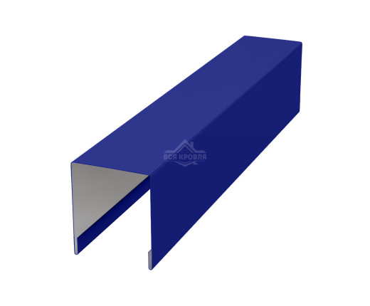 Планка для забора П-образная С21 Полиэстер RAL 5002